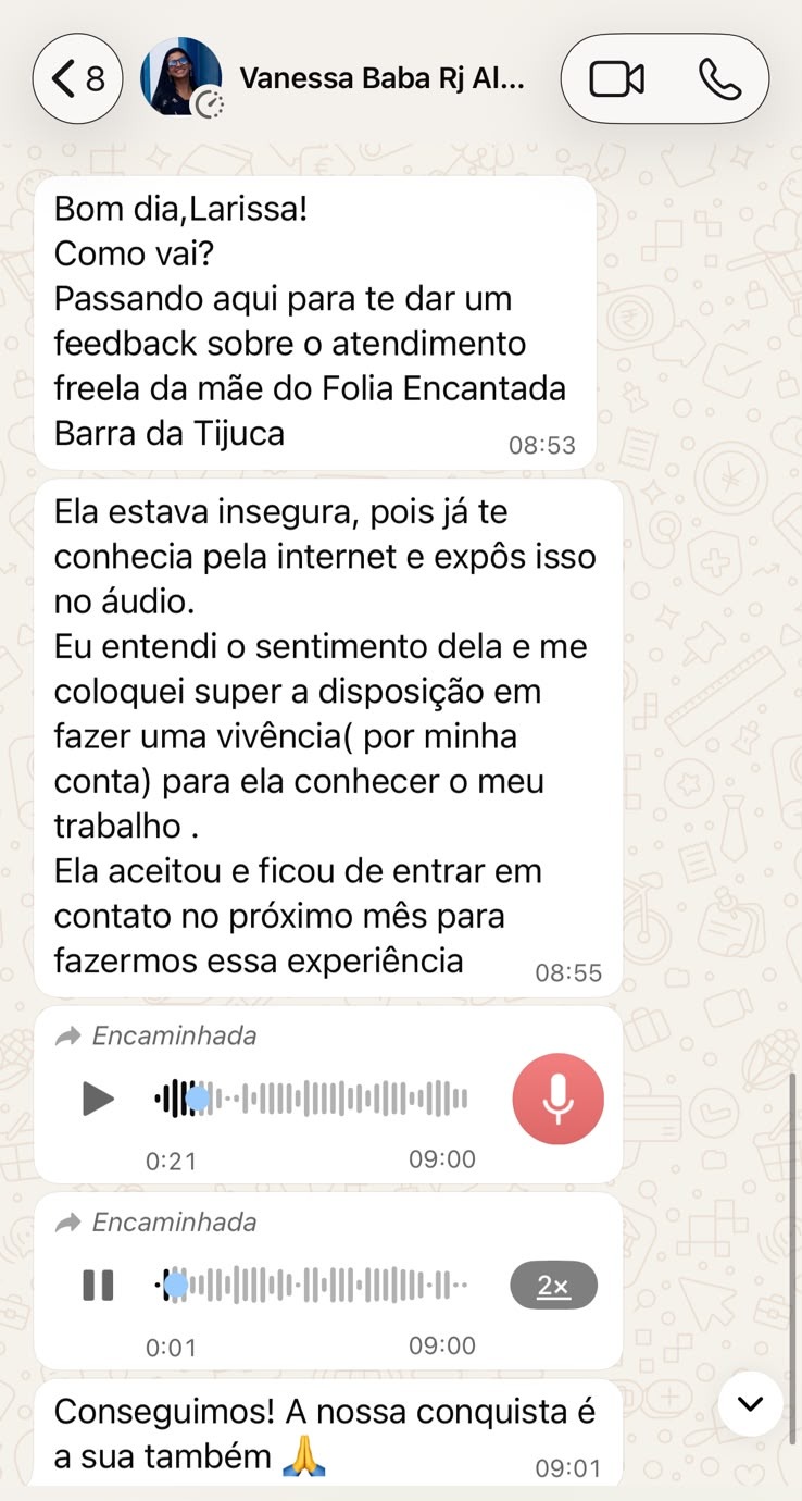 Depoimento Vanessa