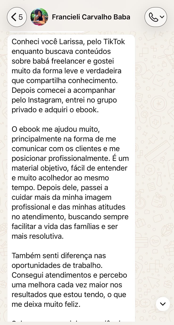 Depoimento Francieli 2
