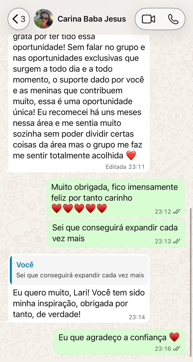 Depoimento Carina